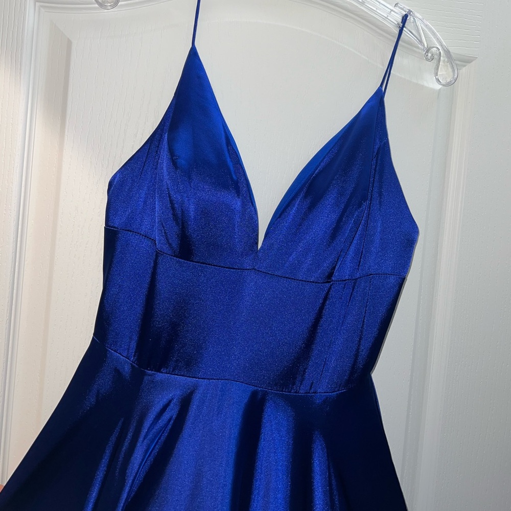 Sherri Hill new royal blue prom dress size 4 - Picture 9 of 12